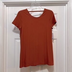 Women’s Short Sleeve Wonder Nation Blouse, Size XL